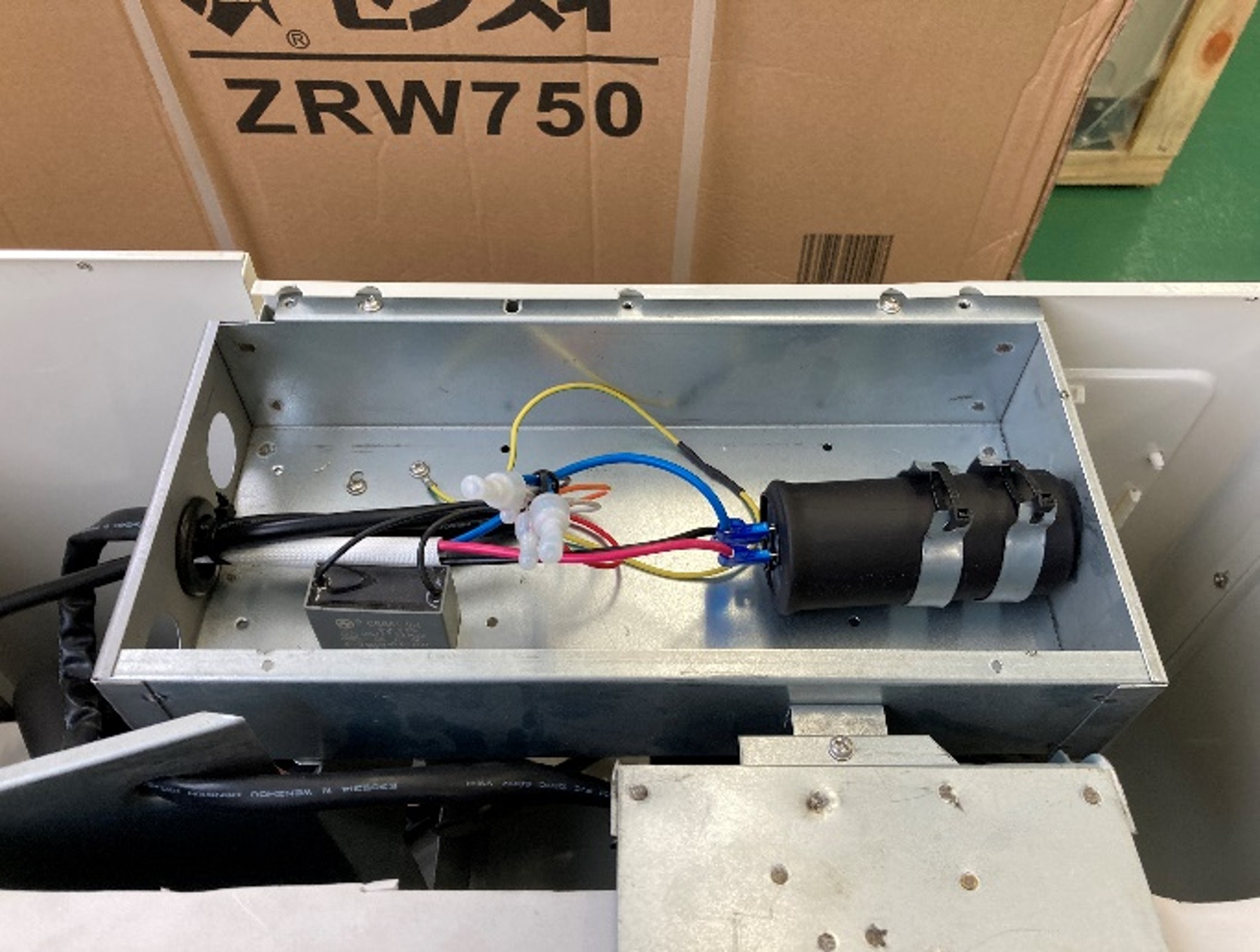 電気箱（外側クリア塗装）の範囲