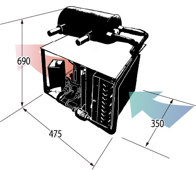 400CL外形寸法図