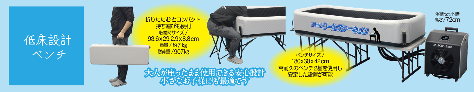 低床設計ベンチ