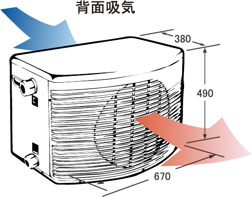 KDA1001A外形寸法図