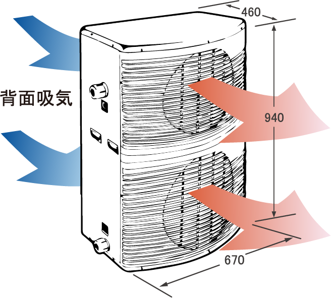 KDA2001A/KDA3001A外形寸法図