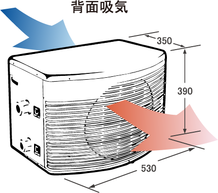 KDA501A外形寸法図