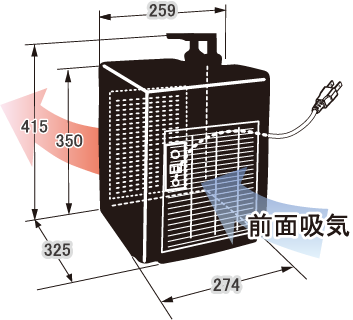 ZR-75E外形寸法図